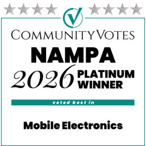 2026 Nampa Community Votes Platinum Award Winner Badge